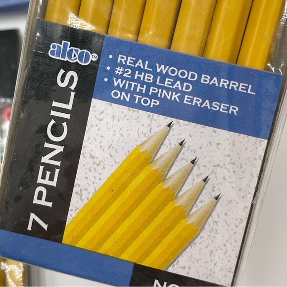Vintage 2002 Sealed Alco No. 2 Lead Wood Pencils 35 Count School Work Writers - Picture 3 of 4